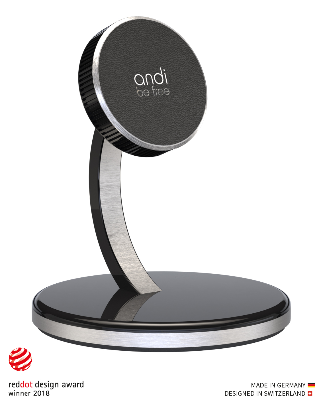 andi be free® Wireless Desktop Fast Charger schwarz – Bild 2