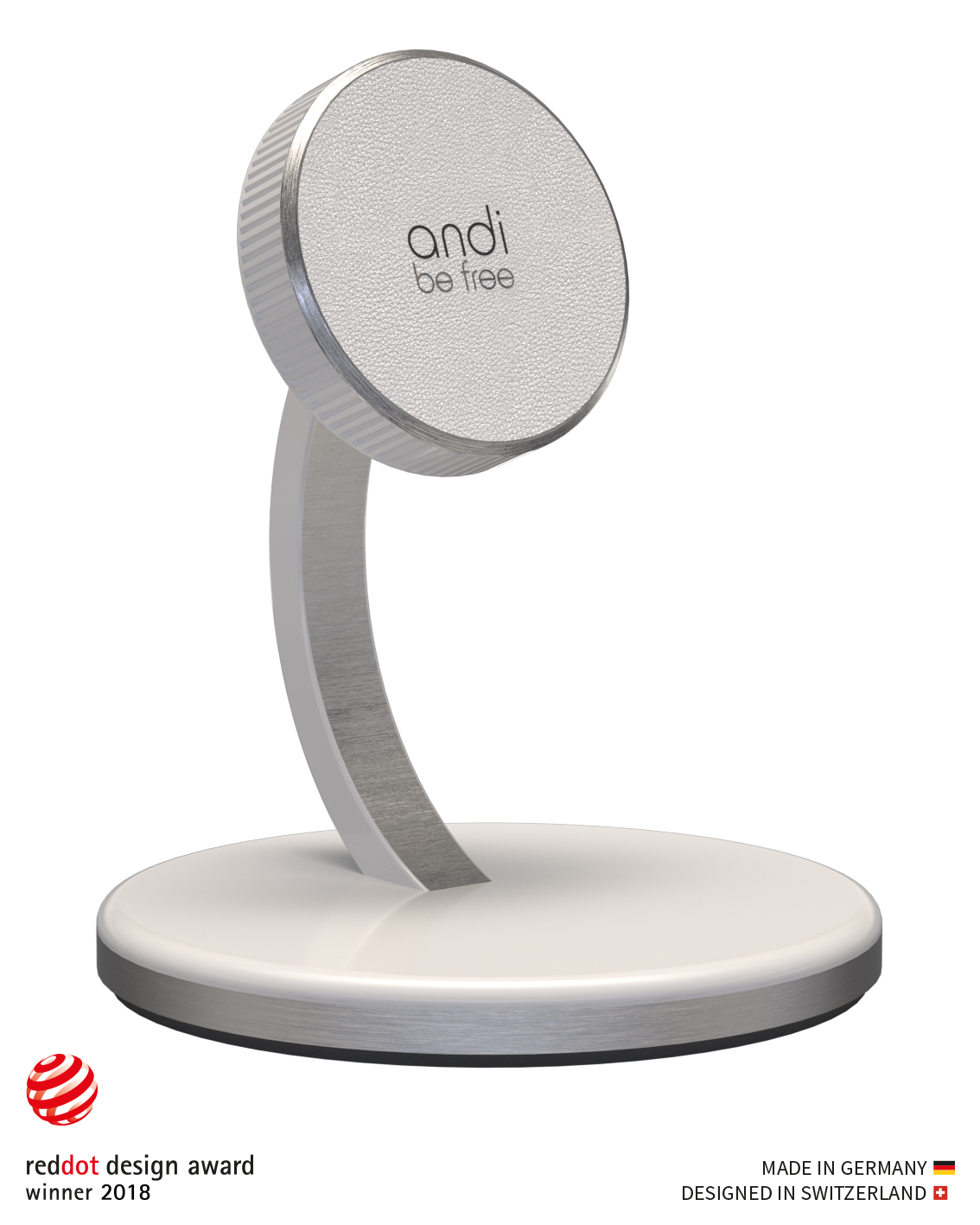 andi be free® Wireless Desktop Fast Charger schwarz – Bild 3