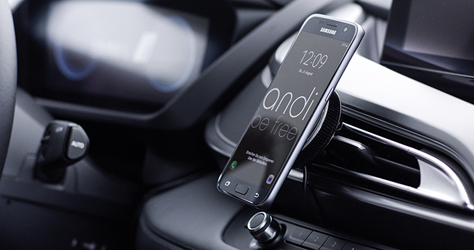 andi be free® Wireless Vent Mount Fast Charger 15W – Bild 4