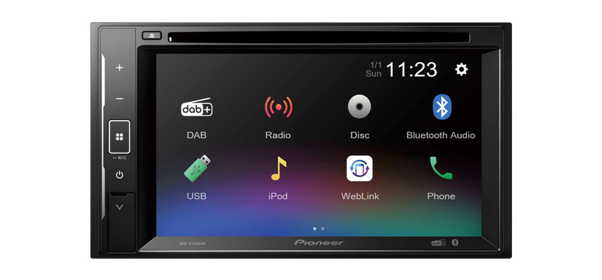 AVH-A240DAB Mediacenter mit DAB+, CD/DVD, Bluetooth – Bild 2